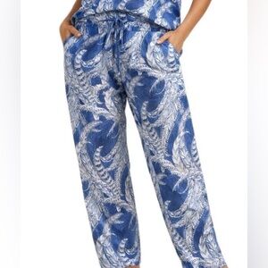 J.McLaughlin Giada Silk Blended Drawstring Pants